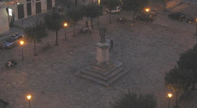 Tricase - piazza Giuseppe Pisanelli vista dall'alto